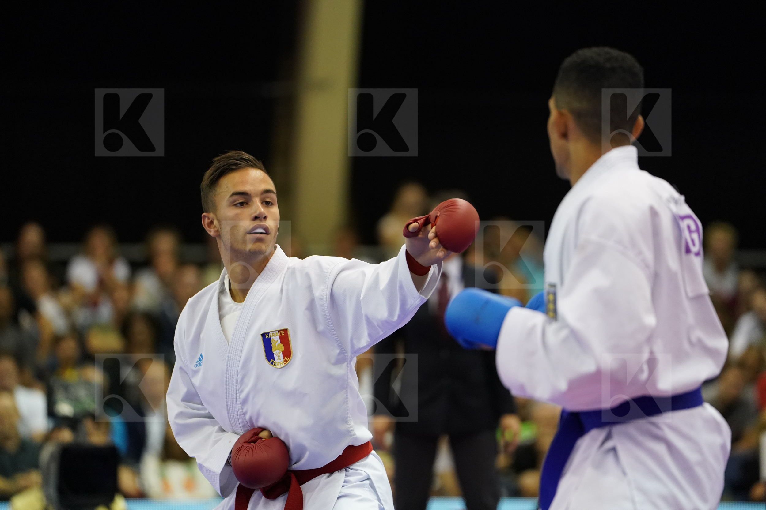 Dacosta Steven England France Gold match Male Kumite -67kg Thomas Jordan